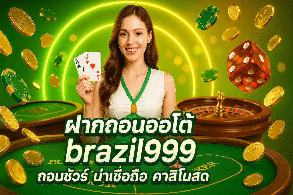 ฝากถอนออโต้ brazil999 ถอนชัวร์