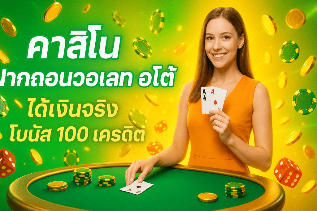 คาสิโน ฝากถอนวอเลท ออโต้
